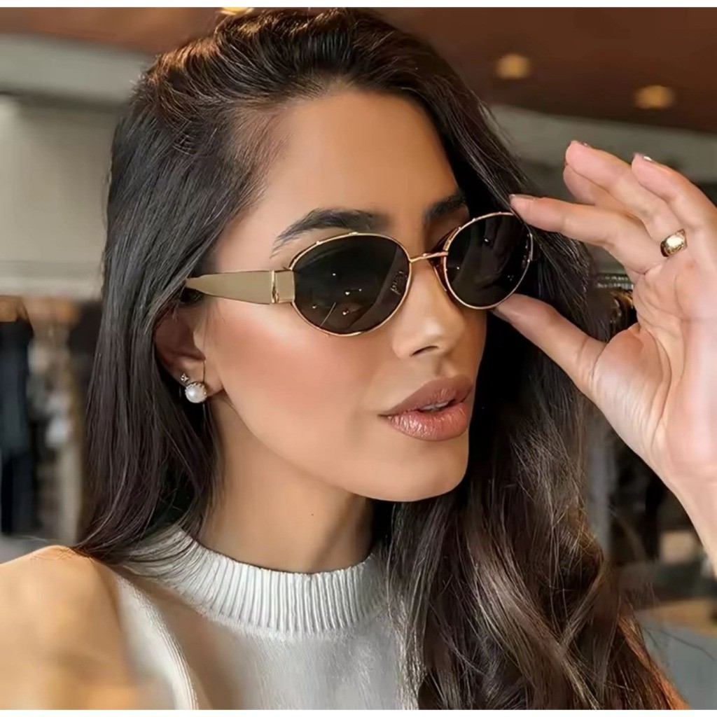 Óculos De Sol Feminino Blogueira Retro Qualidade Premium