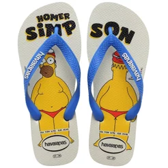 Havaianas Simpsons Branco/Azul