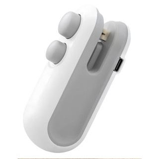 1/2 Mini Máquina Seladora De Plástico Portátil 2 em 1 Para Selagem De Embalagens