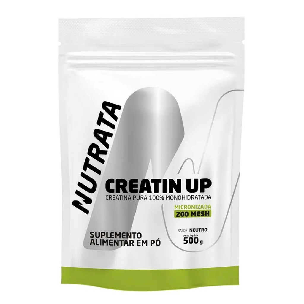 Creatina Monohidratada Up Refil 500g Nutrata em Oferta na Shopee