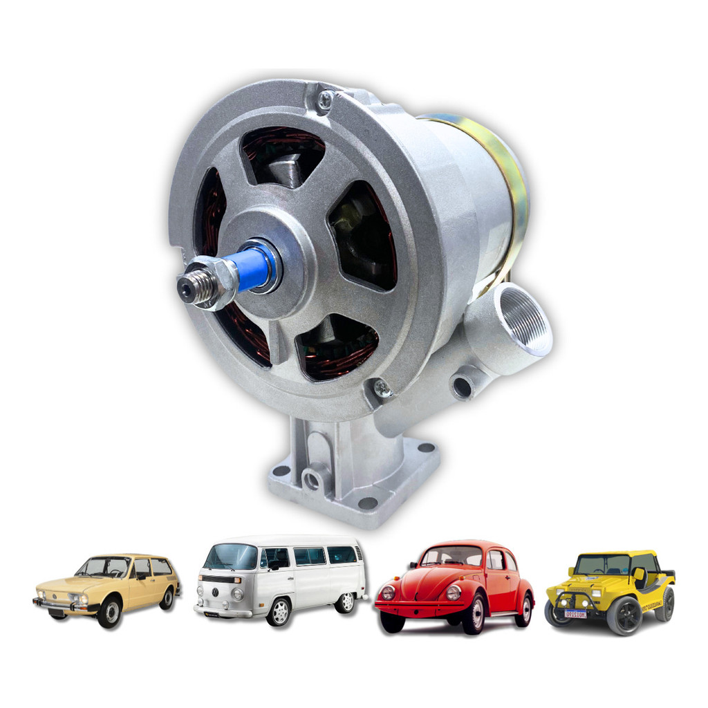 Alternador 12v 55a Volkswagen Fusca Brasília Kombi Completo