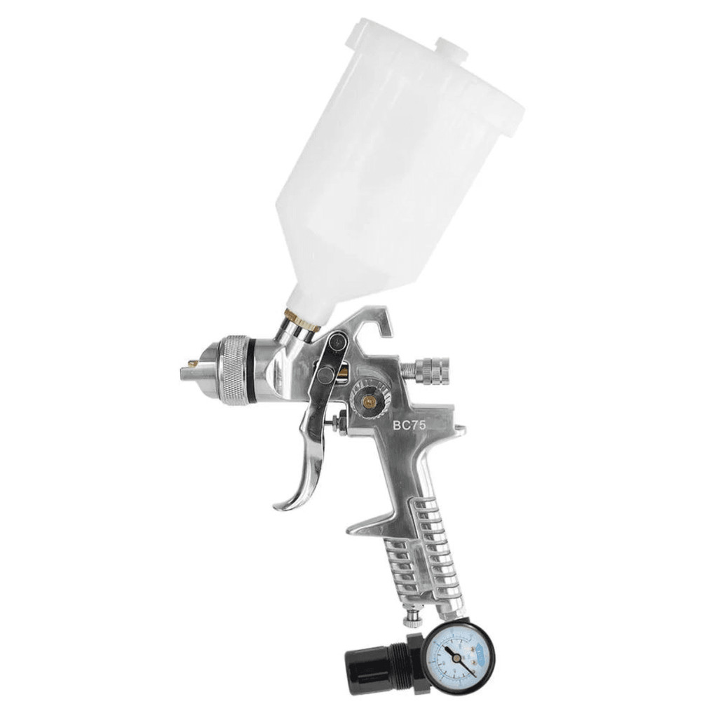 Pistola para Pintura HVLP 1,7mm 600ml com Válvula de Controle de Pressão - STEULA-BC75-17-VCP