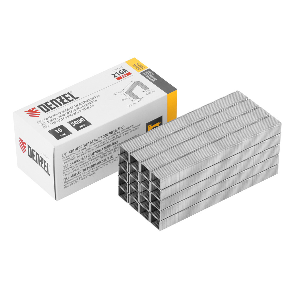 GRAMPOS PARA GRAMPEADOR PNEUMATICO, 5000PCS// DENZEL
