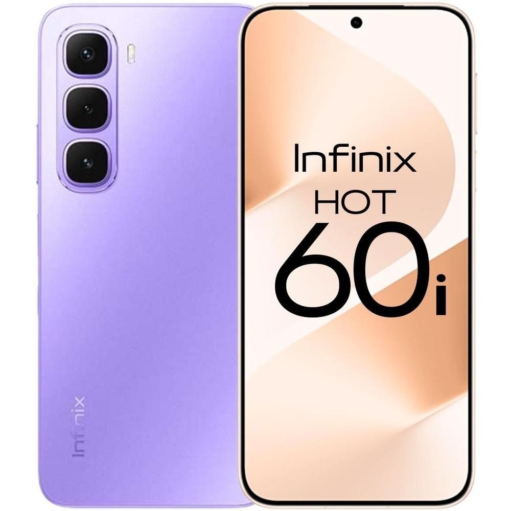 Celular Infinix HOT 60i – 256GB | 8GB RAM | 120Hz | 45W | Android 15 | Novo Lacrado com Garantia