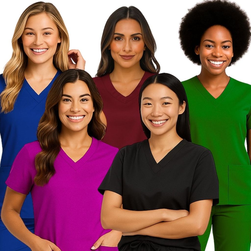 Scrub Feminino Premium Conjunto Pijama Cirúrgico Hospitalar Privativo Médico Enfermagem Uniforme