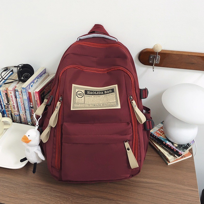 Mochila feminina de grande capacidade, estilo casual, para viagem e estudos, modelo 6603 — imagem 2 de 2