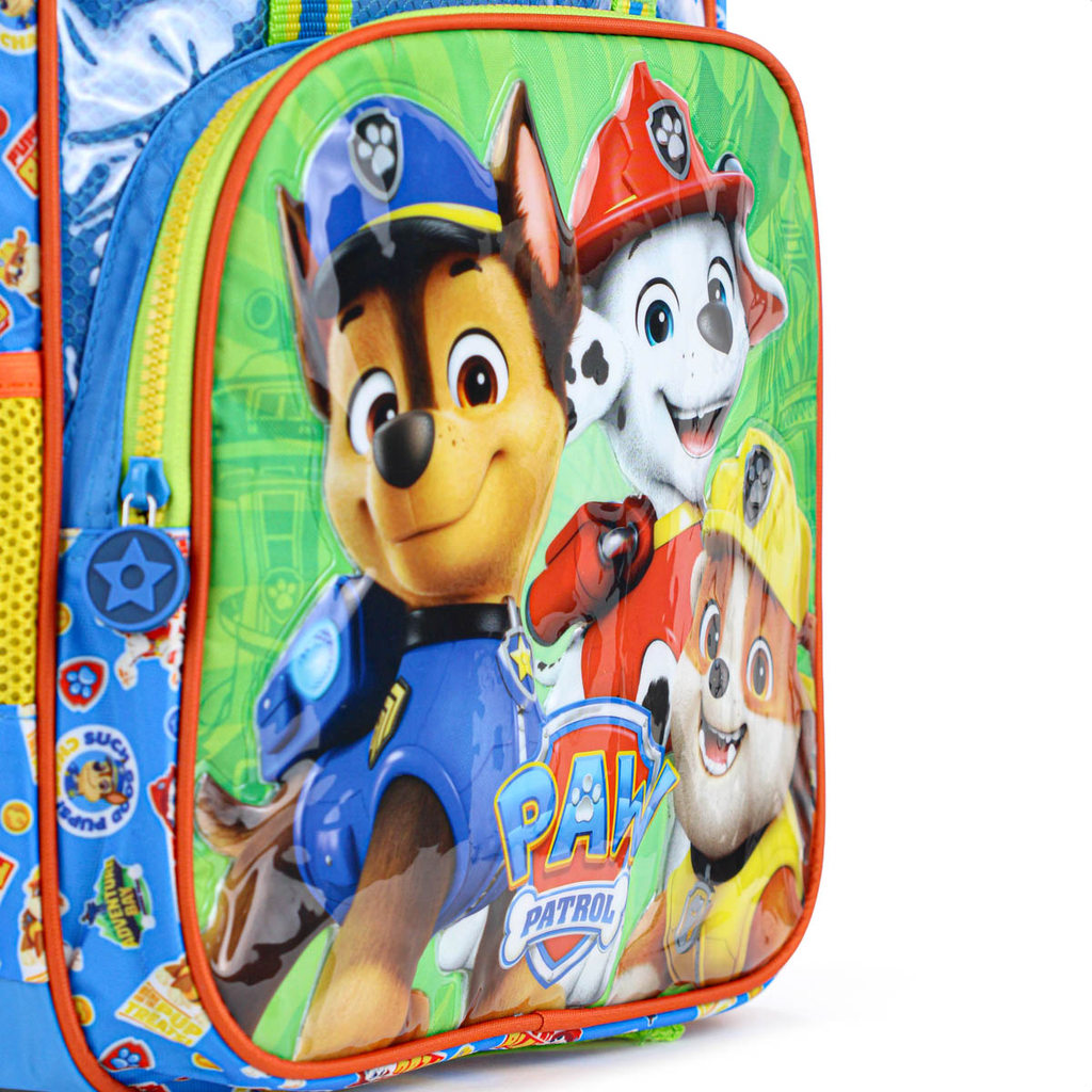 Detalhes do Mochila Escolar Xeryus 16 Patrulha Canina 15312 Azul e Verde - Infantil