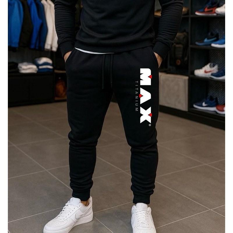 Calça Moletom Flanelado Unissex Confortável Estilo Jogger Casual MAX TITANIUM esportiva Softwear lançamento Envio rápido em Oferta na Shopee