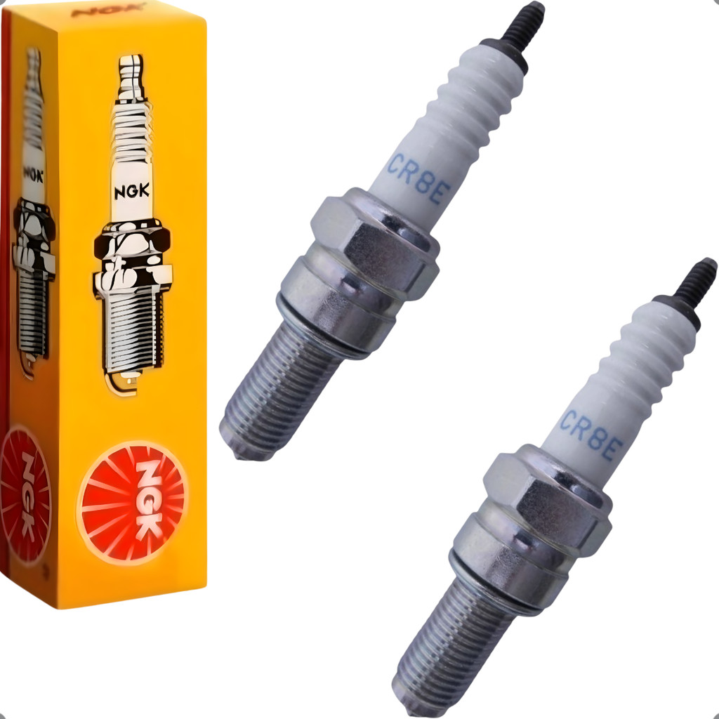 Par Vela Ignição Ngk Cr8e Yamaha R3 Mt-03 321 Ninja 300 250 Comet Gtr Mirage 250 V-Strom 650