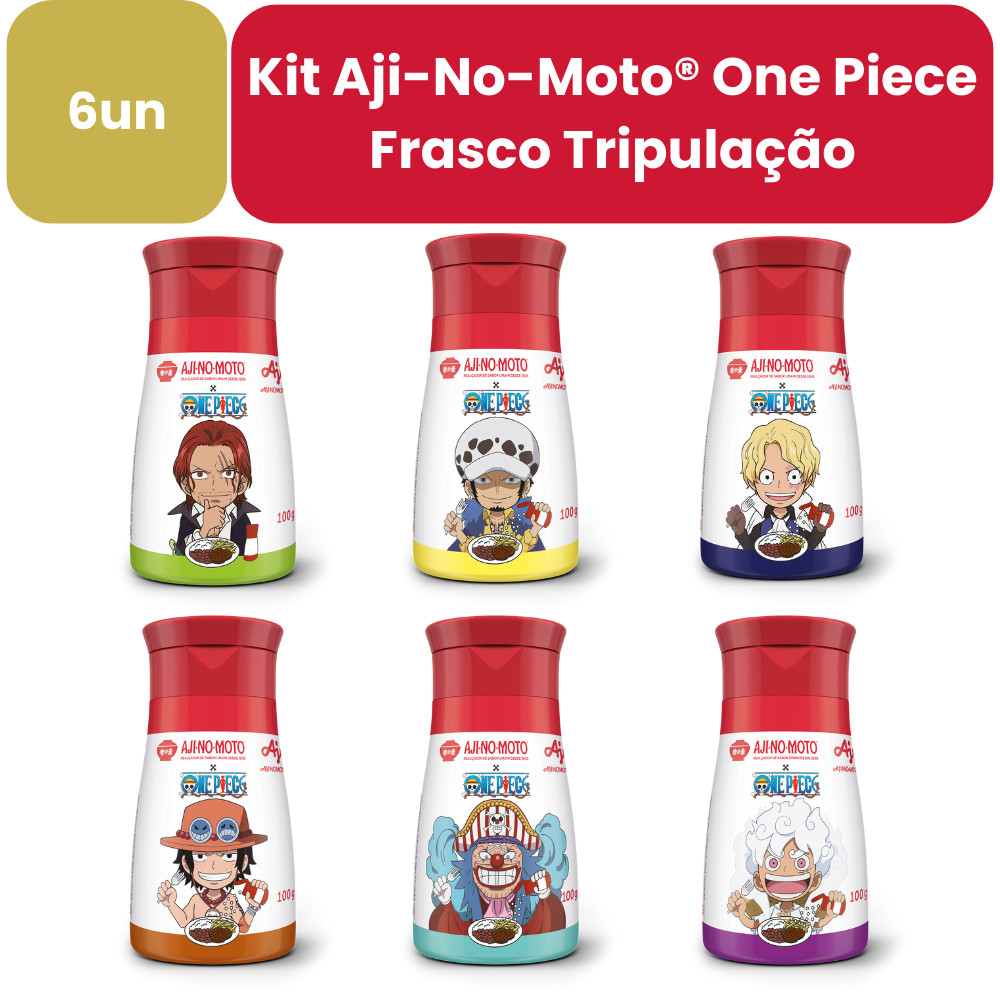 Kit AJI-NO-MOTO® One Piece Frasco Tripulação em Oferta na Shopee