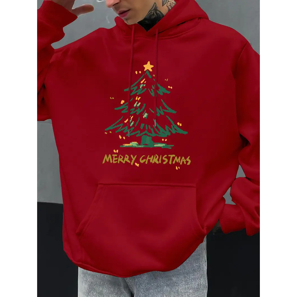 Blusa Moletom Canguru Em Algodão Feliz Natal Fofinha Unissex Natalina Natal Papai Noel Dezembro Merry Christmas