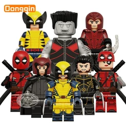 Mini bonecos, bonecos da série de filmes, brinquedos de blocos de construção infantis