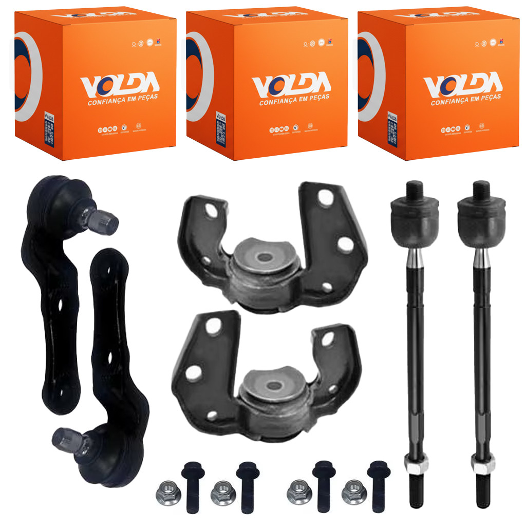 Kit 2 Pivo 2 Barra Axial 2 Morceguinho CORSA 1994 ate 2002 Hidráulica