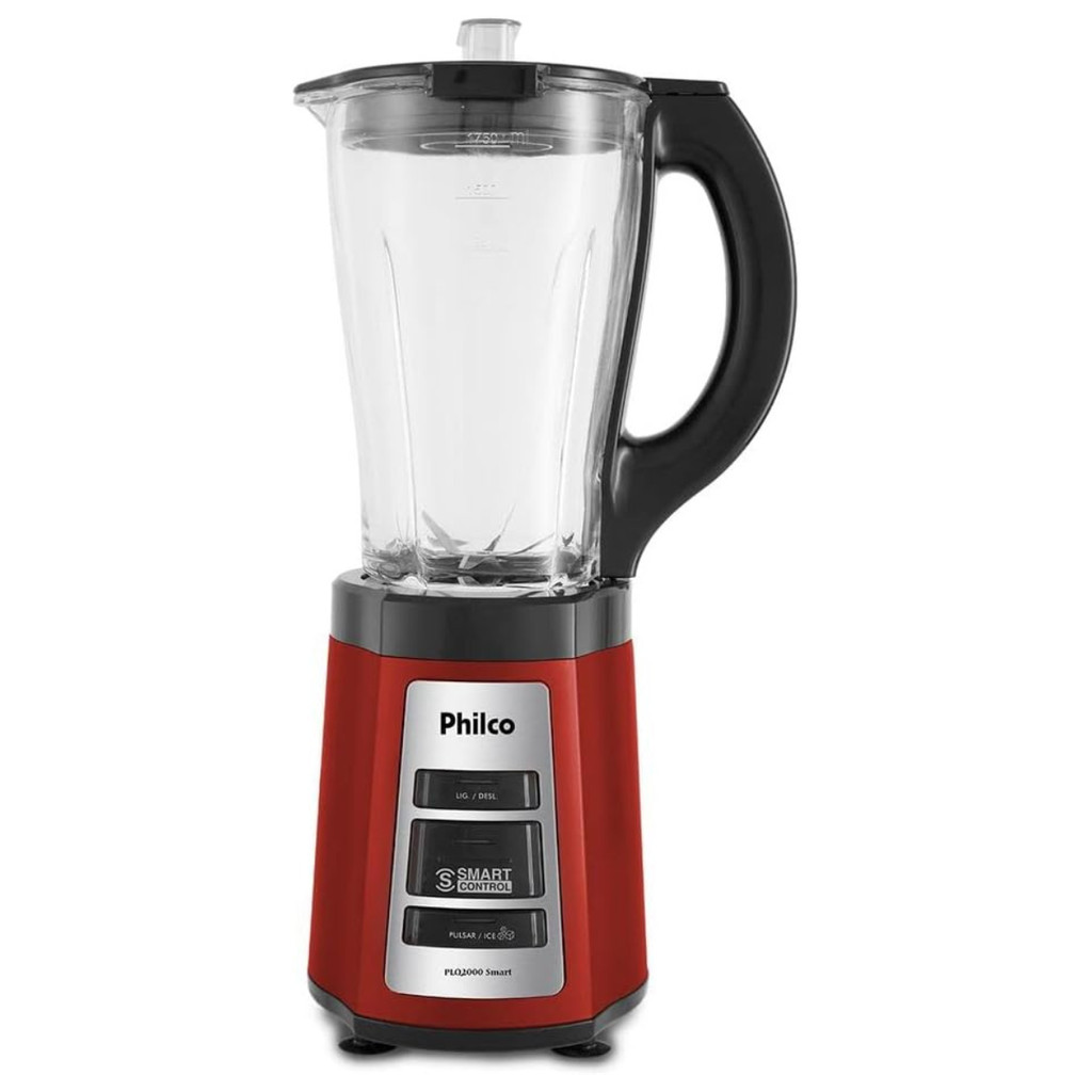 Liquidificador Philco Smart Control 600w Vermelho PLQ2000V 220V