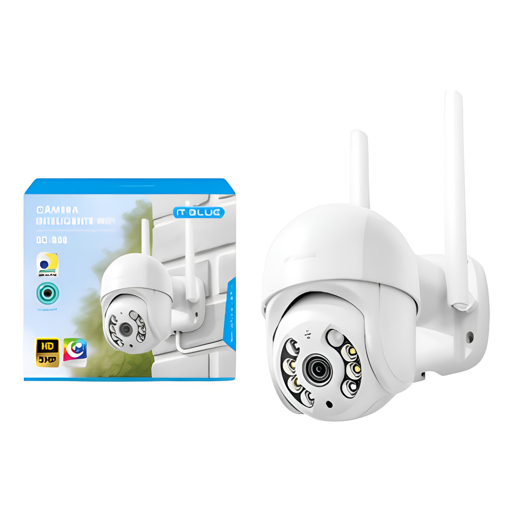 Câmera De Segurança Inteligente Wifi Icsee Sc-b58 Branco