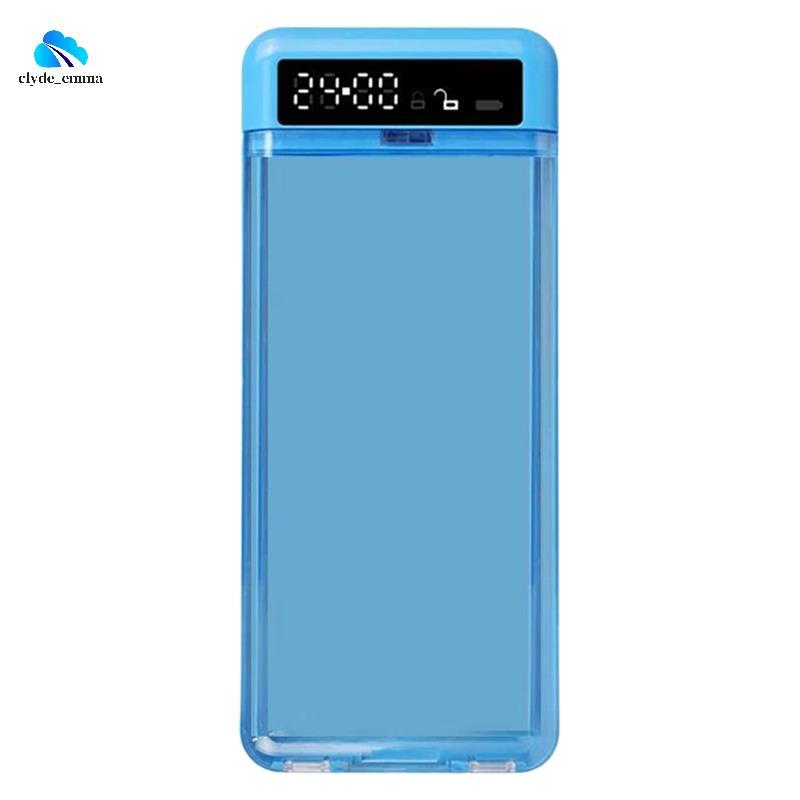 Nova Caixa De Bloqueio De Telefone Com Temporizador Display LCD Em Forma De T Abertura Armário Adulto Estudante Auto-Dis em Oferta na Shopee