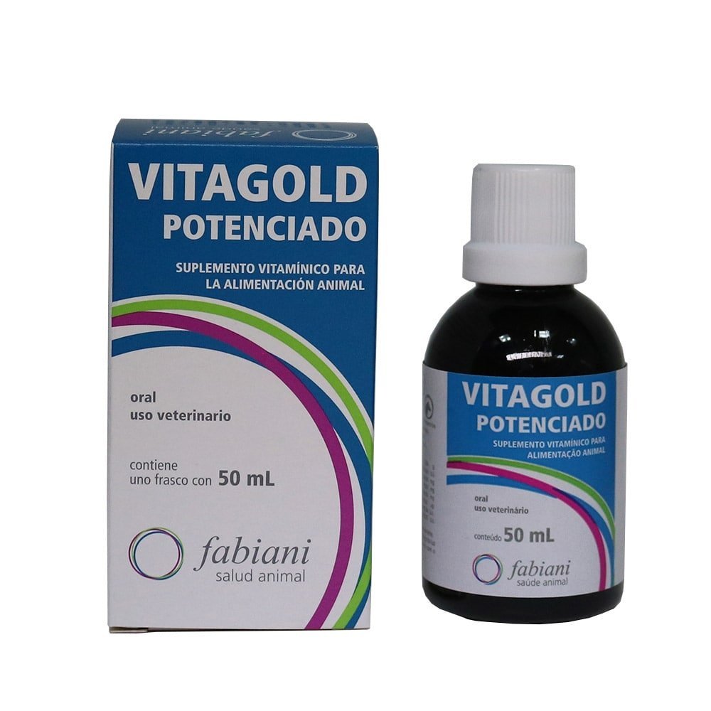 Vita Gold Fabiani Potenciado J.A Saude Animal 50ml em Oferta na Shopee