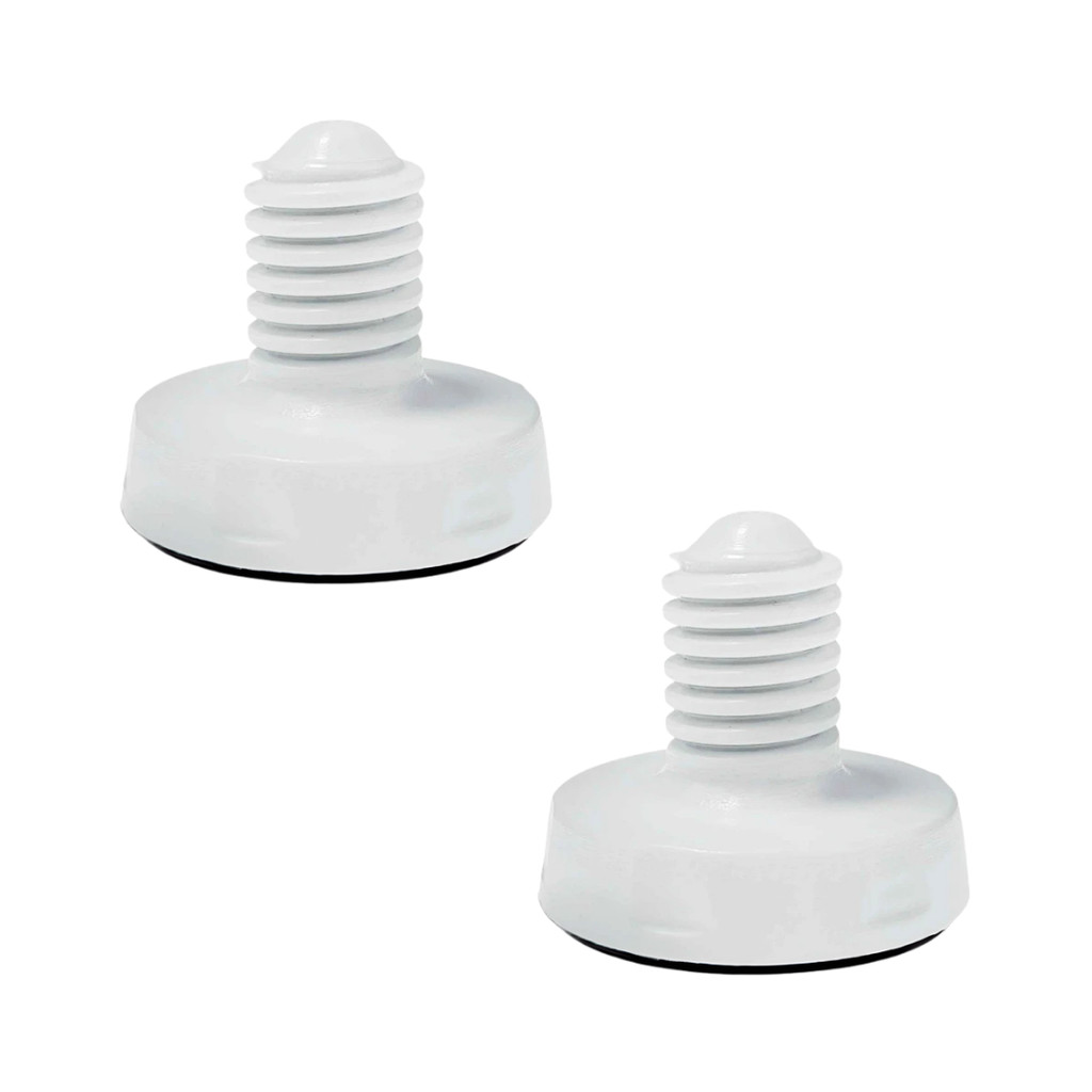 Kit 2 Pés Niveladores Para Lavadoras Compatível Electrolux Ltc10 Lt12b