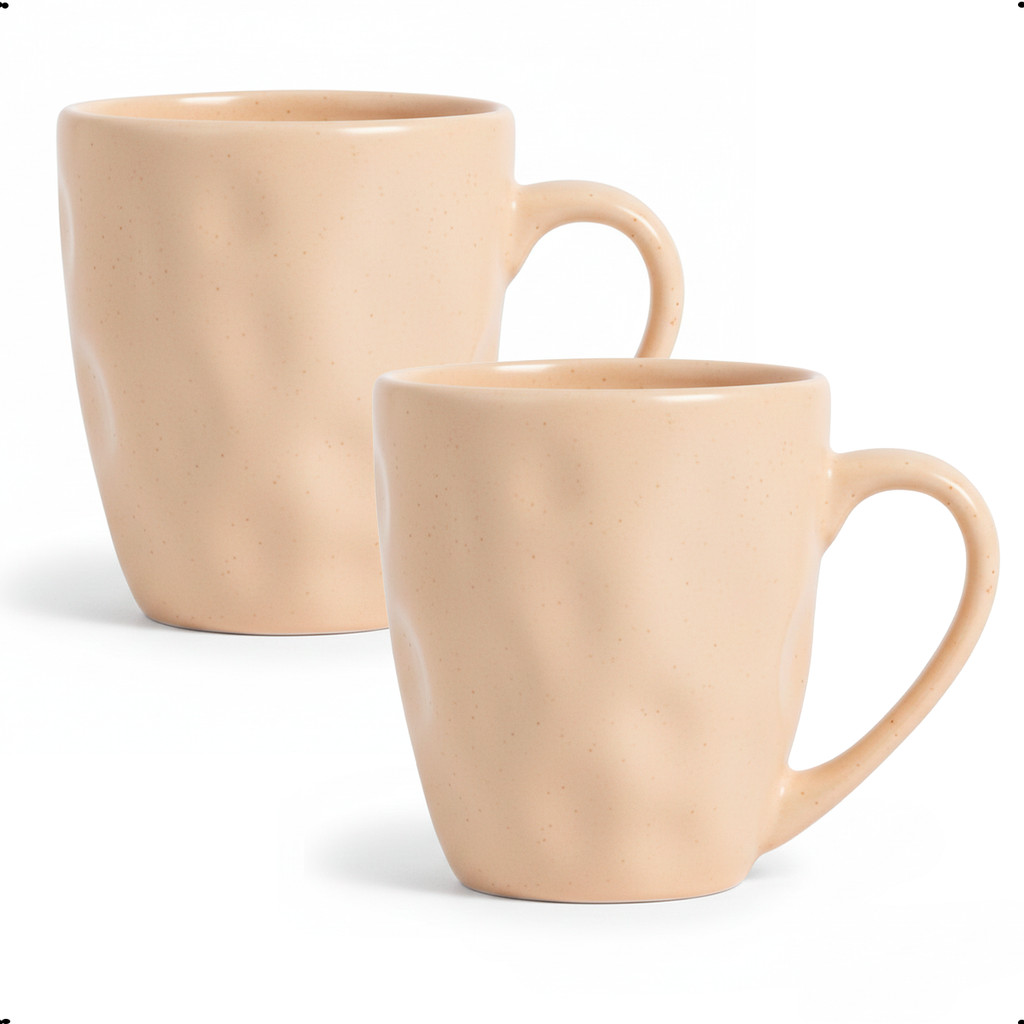 Kit 2 Peças Caneca Cerâmica Duna 390ml