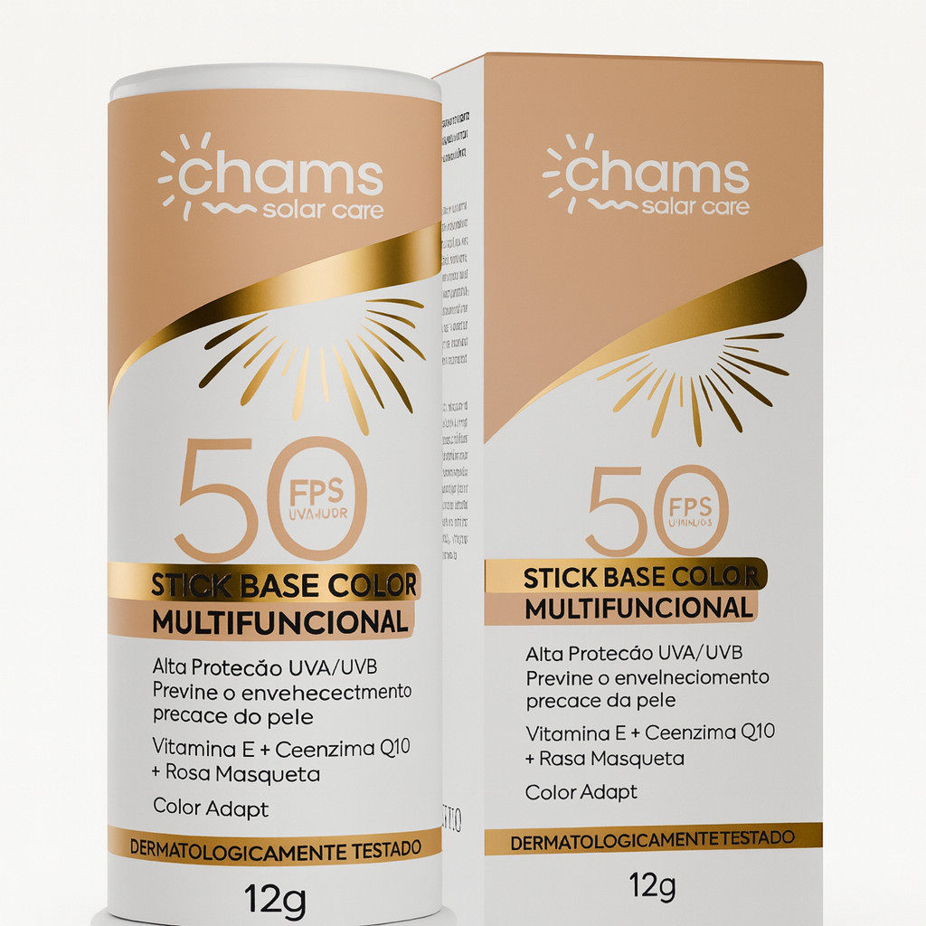 Chams Stick Multifuncional Com Cor FPS 50 e 80 12g Color Adapt — imagem 2 de 2