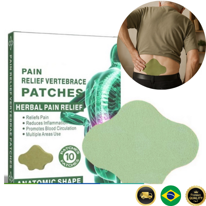 Adesivo Térmico de Ervas Naturais | Alívio Instantâneo para Dores Musculares! em Oferta na Shopee