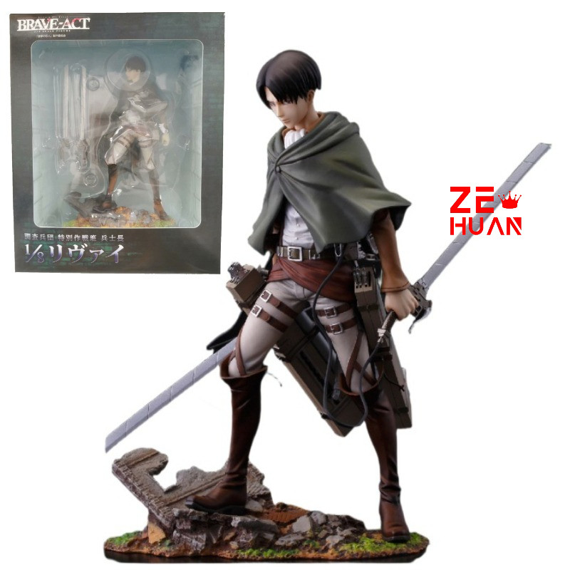 20cm Attack On Titan Levi Ackerman Modelo action figure boneco brinquedo Presente