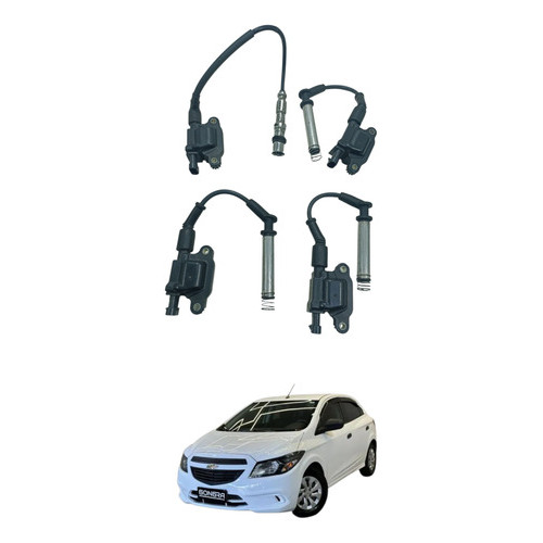Kit Bobina Ignicao Chevrolet Onix Joy 1.0 4c 2016