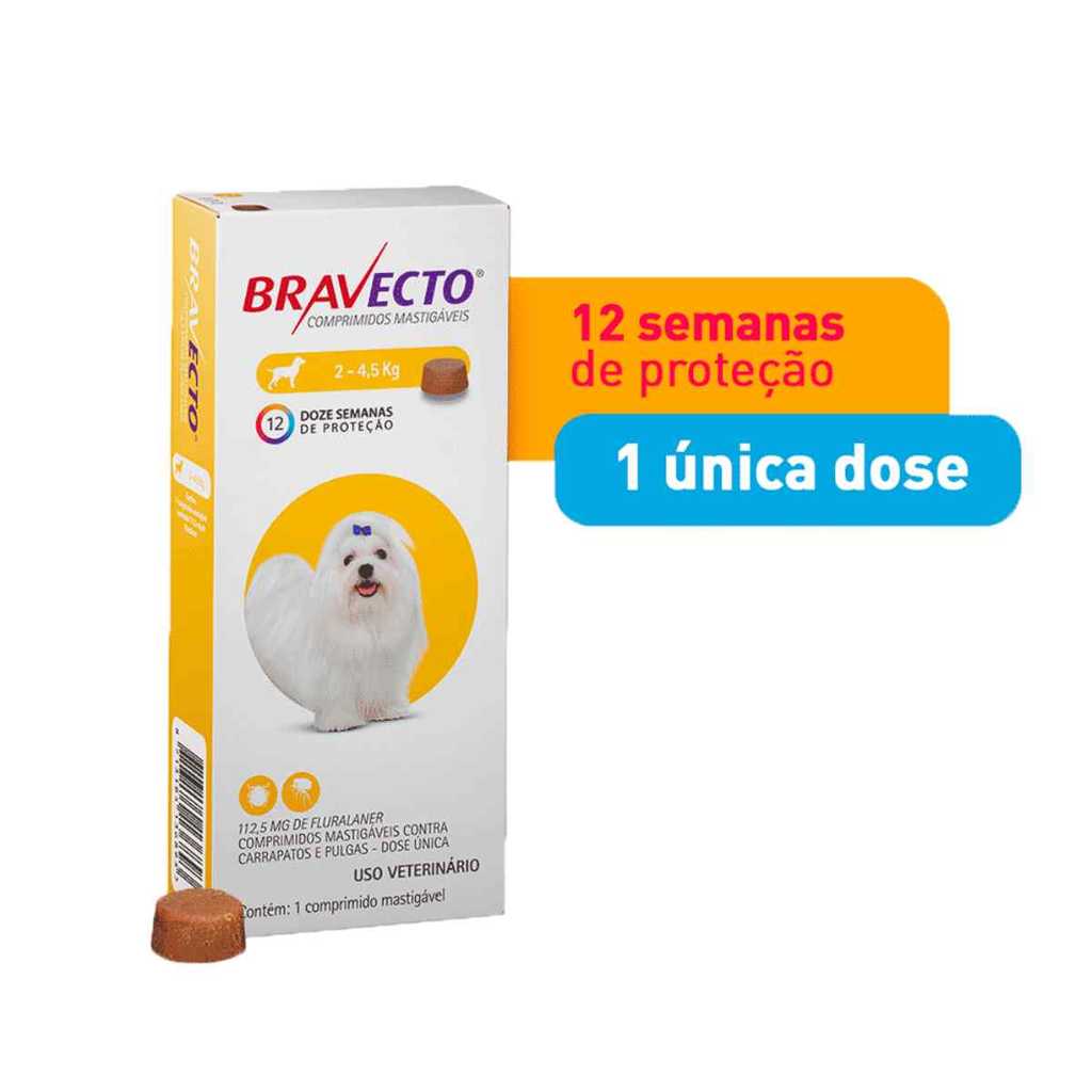 Bravecto 2 a 4 5kg: Onde Comprar | BuscaProdutos