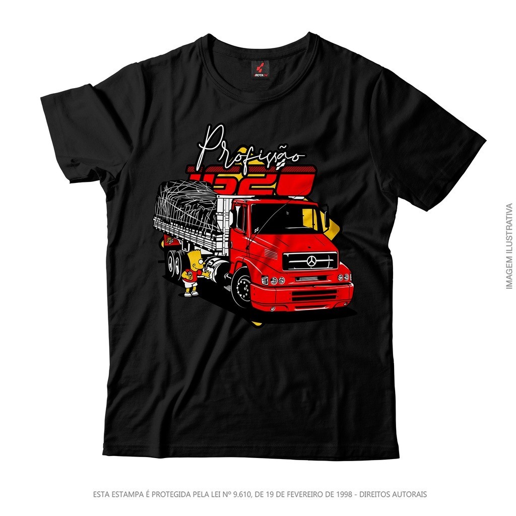 Casmiseta Rota 34 Profissão 1620 Vermelho F10