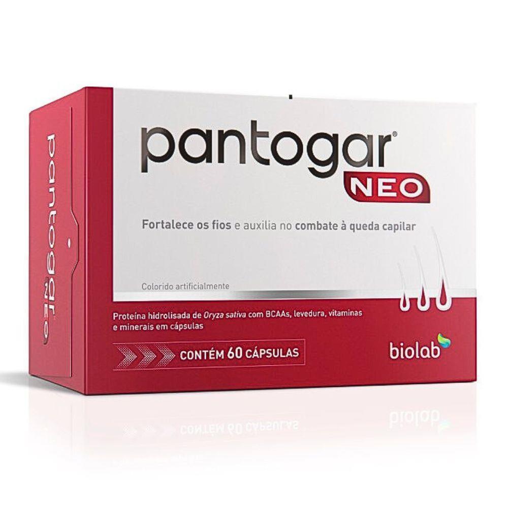 Pantogar Neo Com 60 Cápsulas Crescimento Capilar, Queda e Fortalecimento Original em Oferta na Shopee