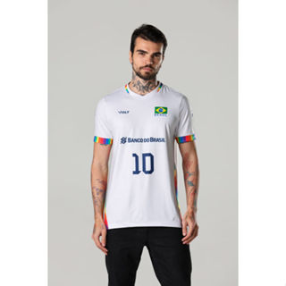 Camisa Orgulho LGBTQIAPN+ Vôlei Brasil Oficial Masculina Volt em Oferta na Shopee