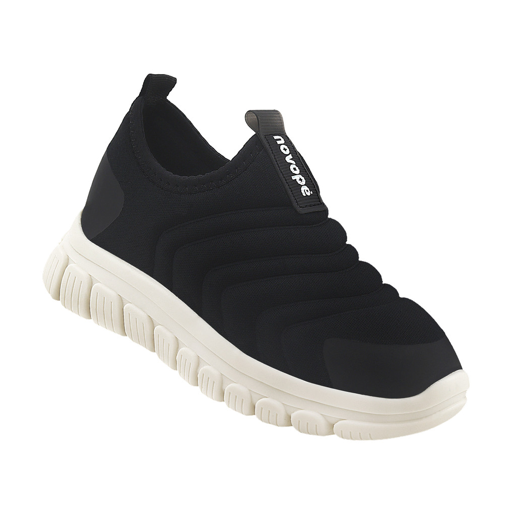 Tênis Infantil Novopé Soft Tech Super Flex Preto Off White