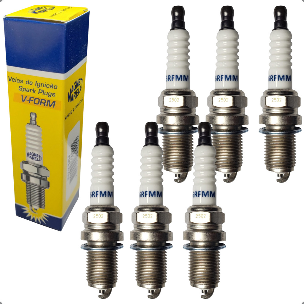 Jogo 6 Velas Ignição Magneti Marelli K6rfmm Bmw 323i 325i 328i Mercedes C280 Porsche 911 6cc Kit em Oferta na Shopee