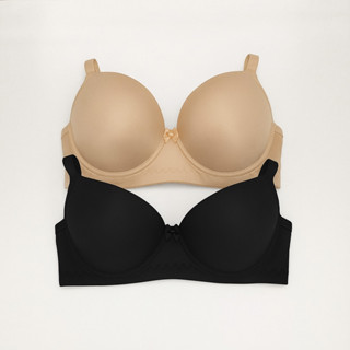 Kit C/2 Sutiãs Básicos Reforçado Microfibra Com Bojo Sutian Lingerie Feminina Tamanhos P ao GG Sutiã em Oferta na Shopee