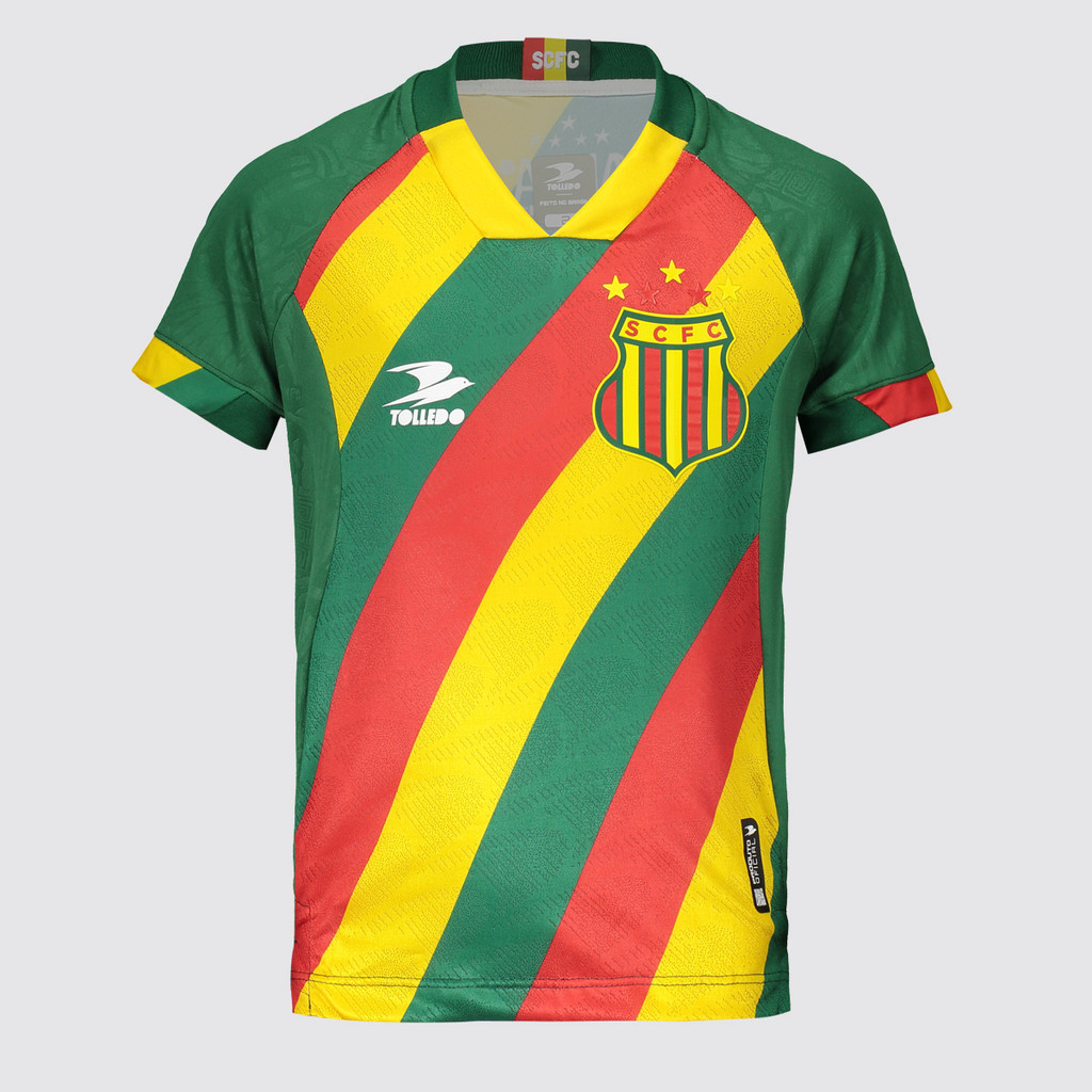 Camisa Tolledo Sports Sampaio Correa I 2025 Juvenil em Oferta na Shopee