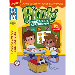 Livro Coquetel Brincando Aprendendo 10 | Passatempos Educativos