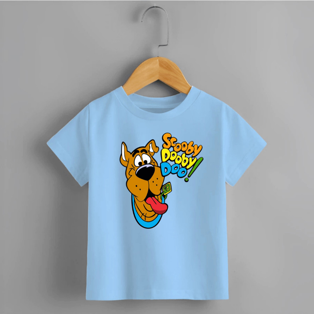 Camisa Infantil / Juvenil Unissex Scooby Doo Estampa Estilosa  - Camiseta Alta Qualidade 100% Algodão