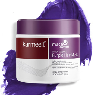 Matizador Roxo Karmeell 500ml  Hidratação Profissional Neutralização Realce para Cabelos Loiros em Oferta na Shopee