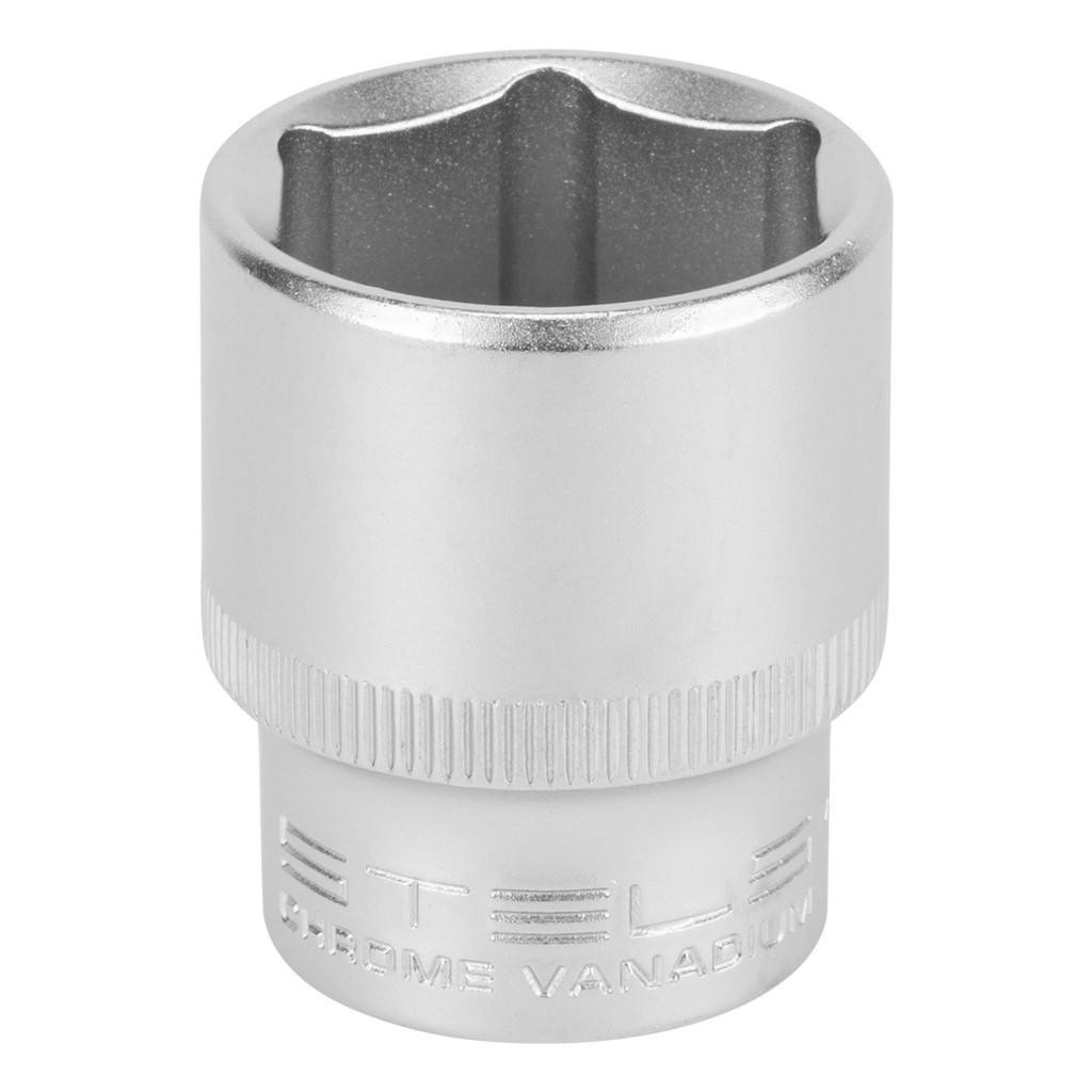 SOQUETE SEXTAVADO ENCAIXE 1/2POL. CRV ENCAIXE 1POL 1PC STELS em Oferta na Shopee