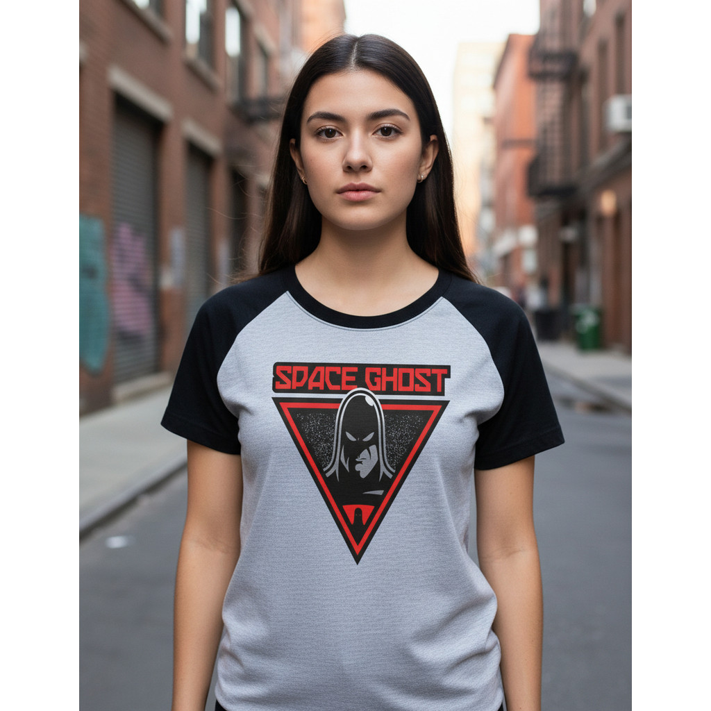 Camiseta Babylook Space Ghost feminino