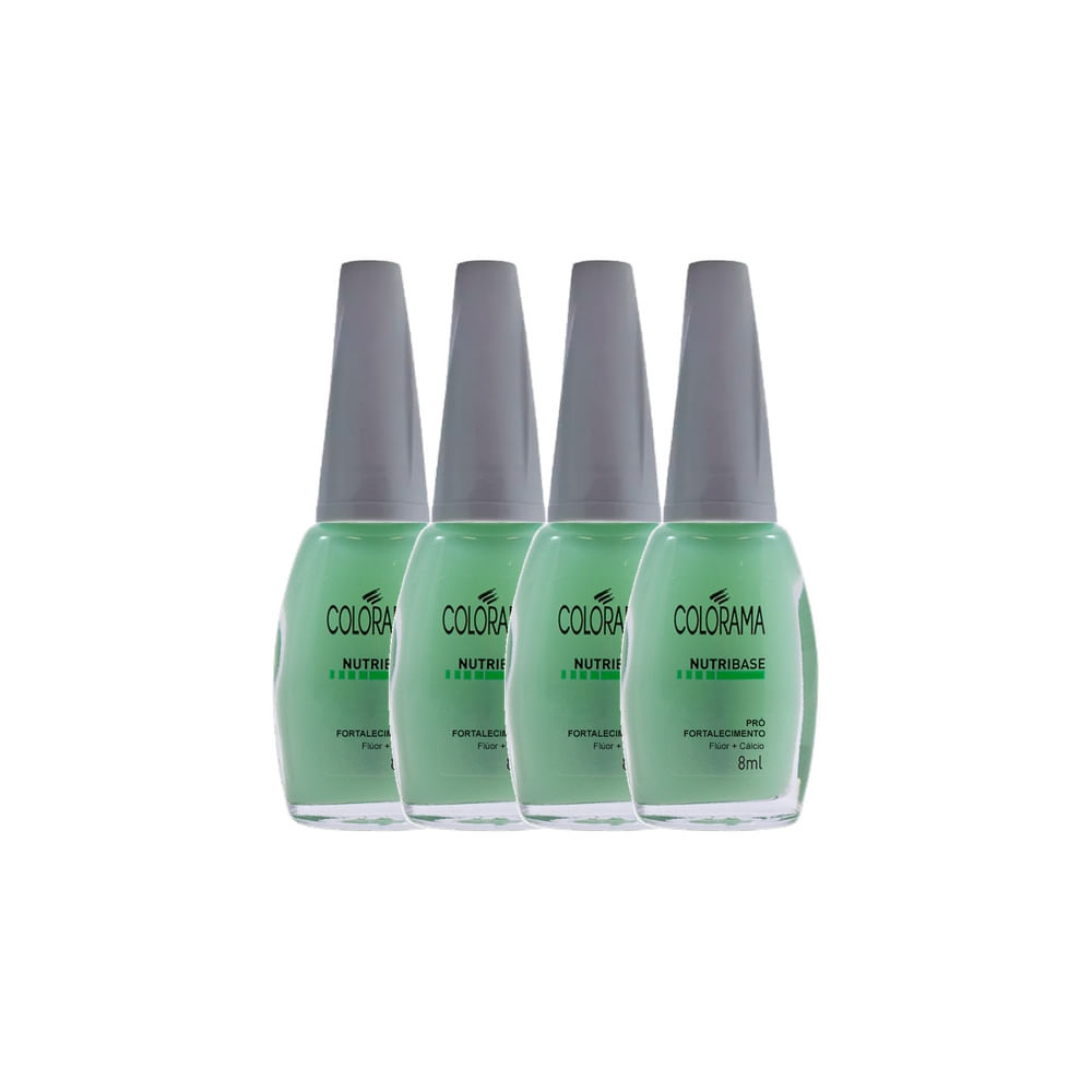 Kit 4 Base Colorama Nutribase Pró-Fortalecimento com 8ml em Oferta na Shopee