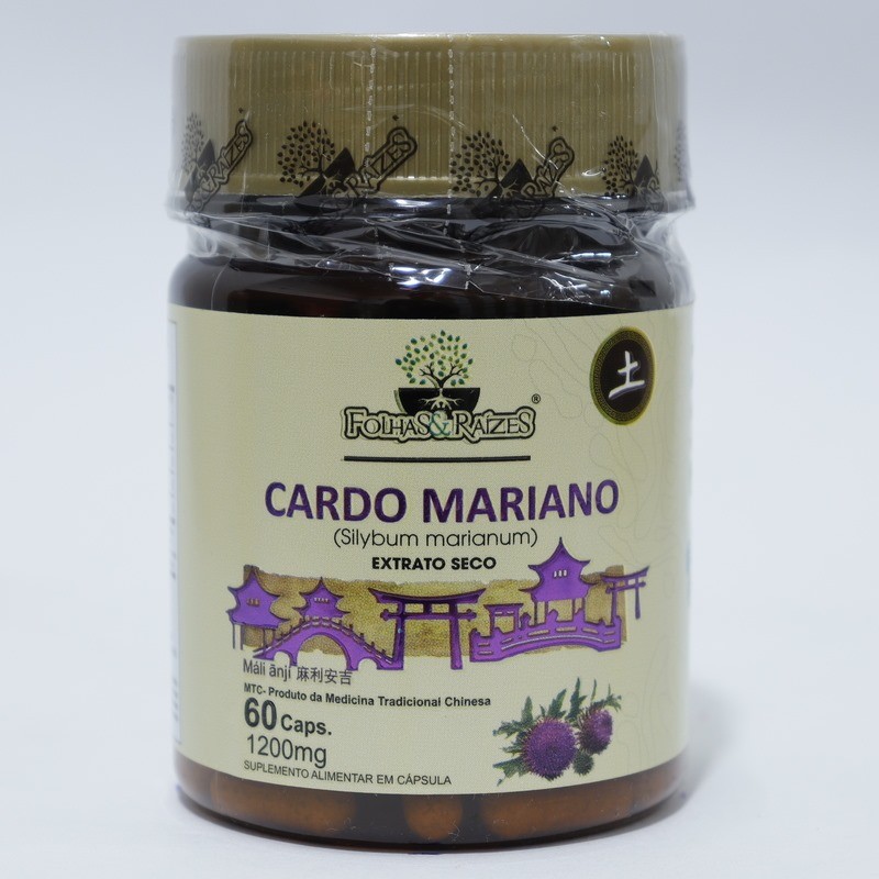 Cardo Mariano 1200mg 60 Caps - Folhas & Raízes