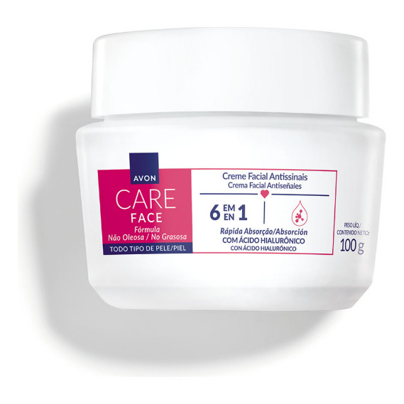 Avon Care Creme Facial Antissinais 6 Em 1 Todo Tipo De Pele Dia/noite