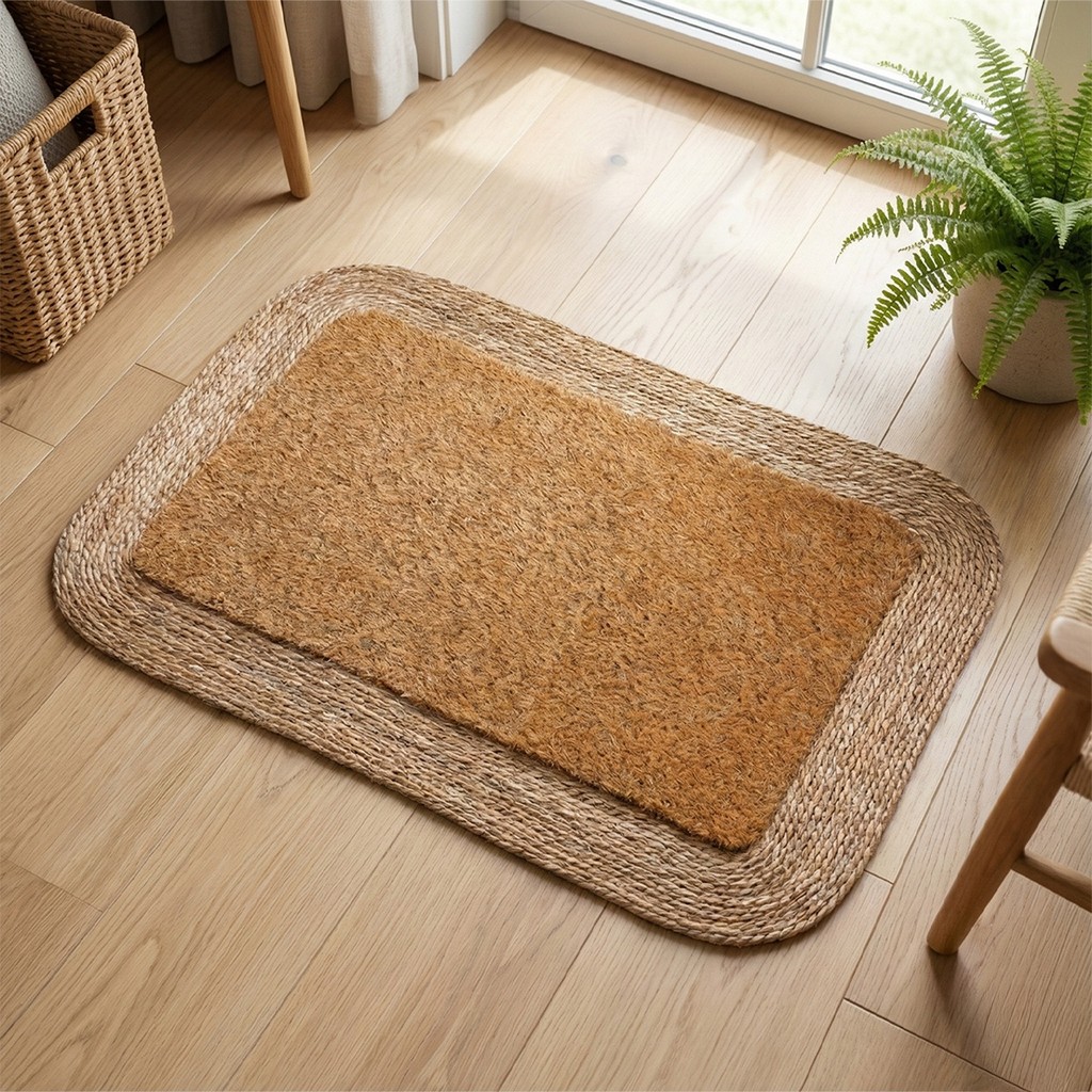 Tapete Entrada Natural Rope Gigante 70x100 Sala de Estar Premium Elegante em Oferta na Shopee