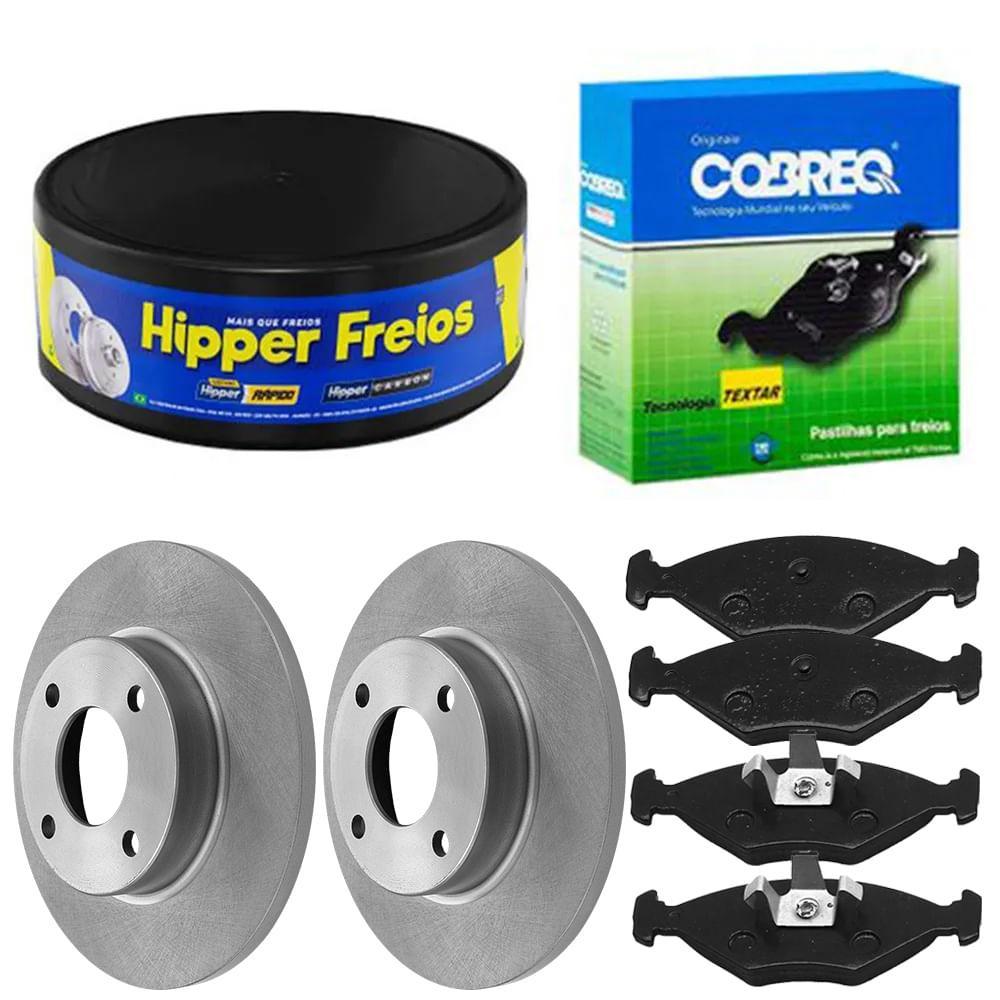 Kit Pastilha Disco Dianteiro Sólido Gol G5 2009 a 2012 em Oferta na Shopee
