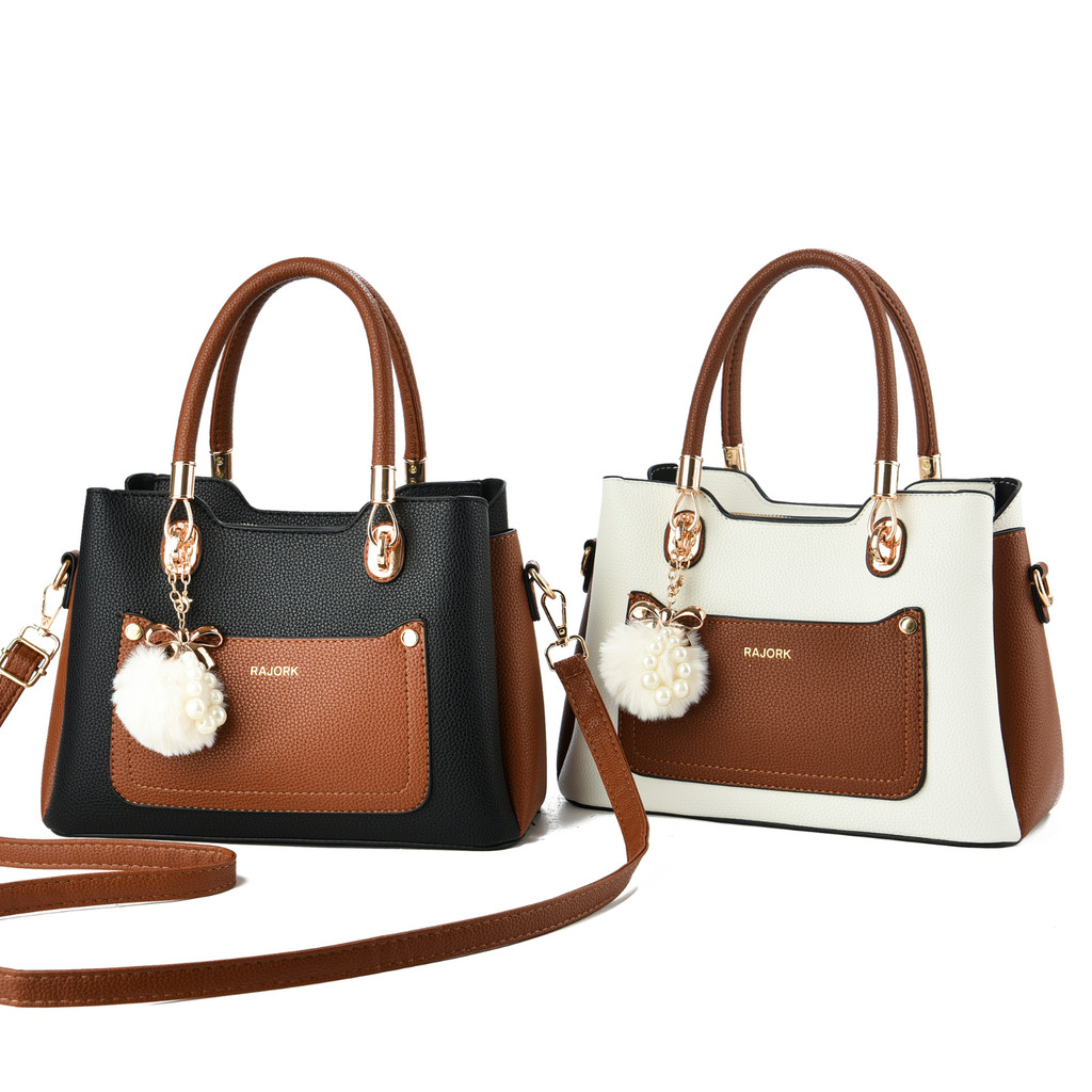 Bolsa Feminina Versátil E Estilosa Com Chave De Pompom - Bolsa Transversal De Grande Capacidade Alta Qualidade em Oferta na Shopee