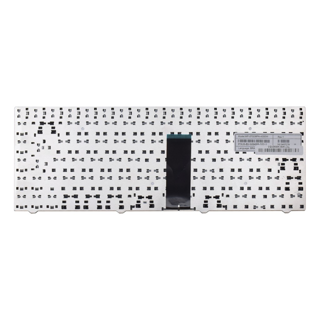 Teclado para Notebook Positivo Part Number MP-07G38PA64308 | Preto ABNT2 - detalhe