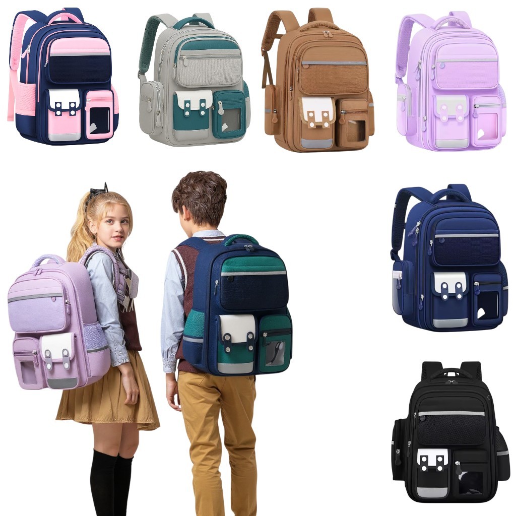 Mochila Infantil menino e menina, escolar com grande capaciade, super reforçada e ortopédica em Oferta na Shopee