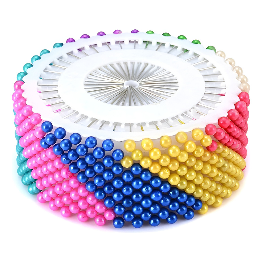 Alfinete Para Costura Kit Com 480 Unidades Cabeça Colorida em Oferta na Shopee