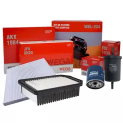 Kit Revisão Filtros Hb20 Hb20x 1.6 Automático 2012-2019 Wega